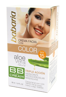 CREMA FACIAL CON COLOR F15-ALOE VERA