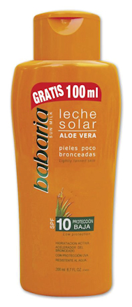 ALOE VERA PF 10 SUN MILK + 100 ML