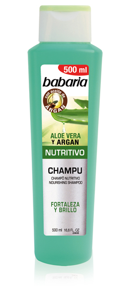 CHAMPÚ NUTRITIVO ALOE VERA Y ARGAN