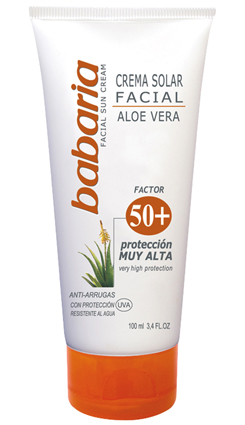 CREMA FACIAL SOLAR ALOE -SPF 50+