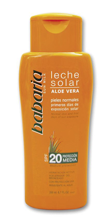 ALOE VERA PF 20 SUN MILK