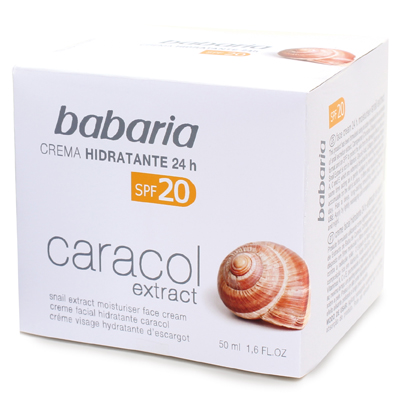 CREMA HIDRATANTE 24 H SPF 20 EXTRACTO DE CARACOL