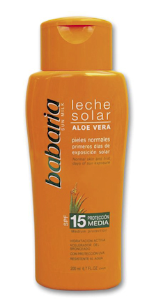 ALOE VERA PF 15 SUN MILK