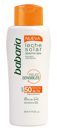 LECHE SOLAR PIELES SENSIBLES SPF 50