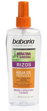 AGUA DE PEINADO RIZOS -KERATINA