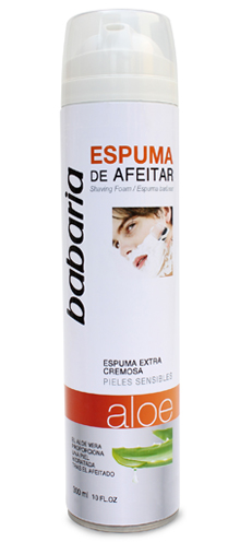 BABARIA SHAVING FOAM WITH ALOE VERA BABARIA SHAVING FOAM WITH ALOE VERA