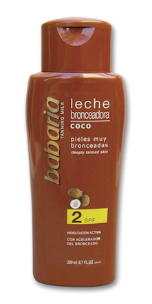 BABARIA COCONUT PF 2 SUN MILK BABARIA COCONUT PF 2 SUN MILK