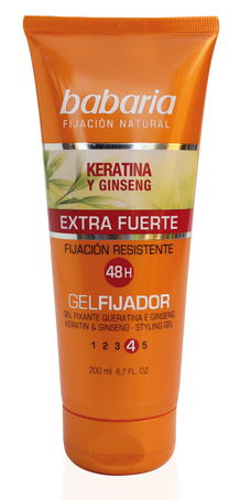 TUBO GEL FIJADOR EXTRA FUERTE- KERATINA