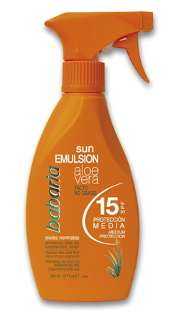 AQUA SUN EMULSION ALOE VERA FACTOR 15