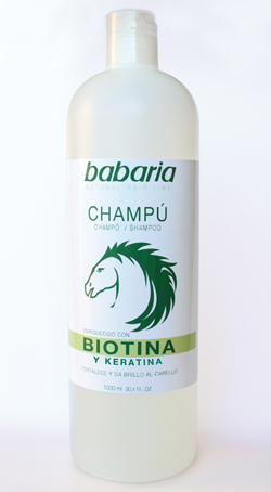 CHAMPU (CABALLO) CON BIOTINA Y KERATINA CHAMPU (CABALLO) CON BIOTINA Y KERATINA