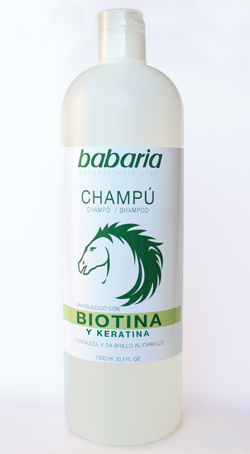 CHAMPU (CABALLO) CON BIOTINA Y KERATINA