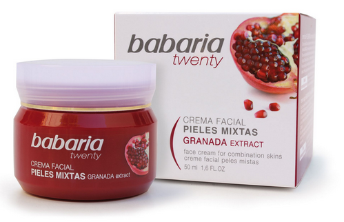 Babaria kremas jaunai odai su granatų ekstarktu, 50 ml